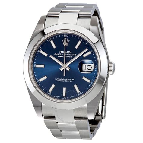 rolex datejust blue dial replacement|Rolex Datejust 41mm pre owned.